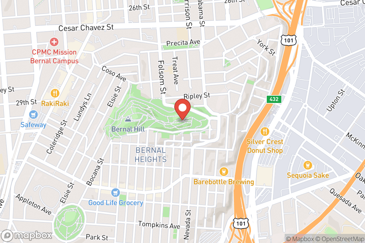 Bernal Heights Dog Play Area