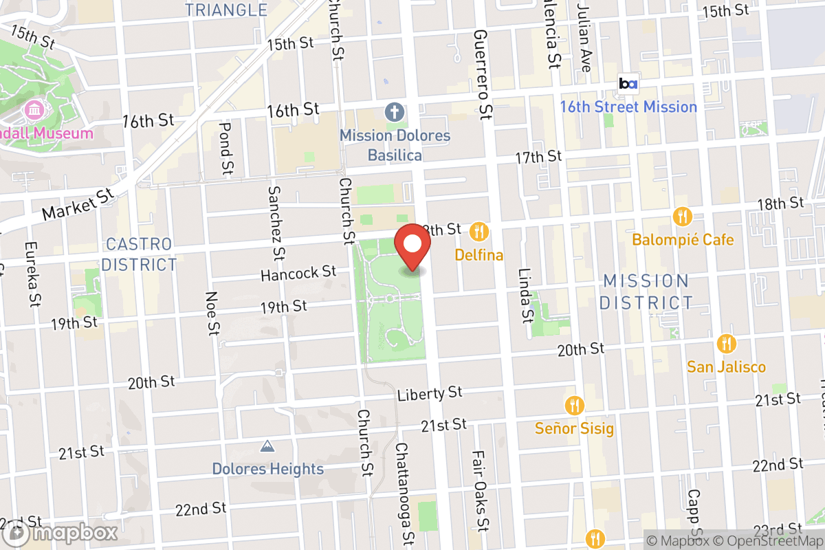 Mission Dolores Dog Play Area North