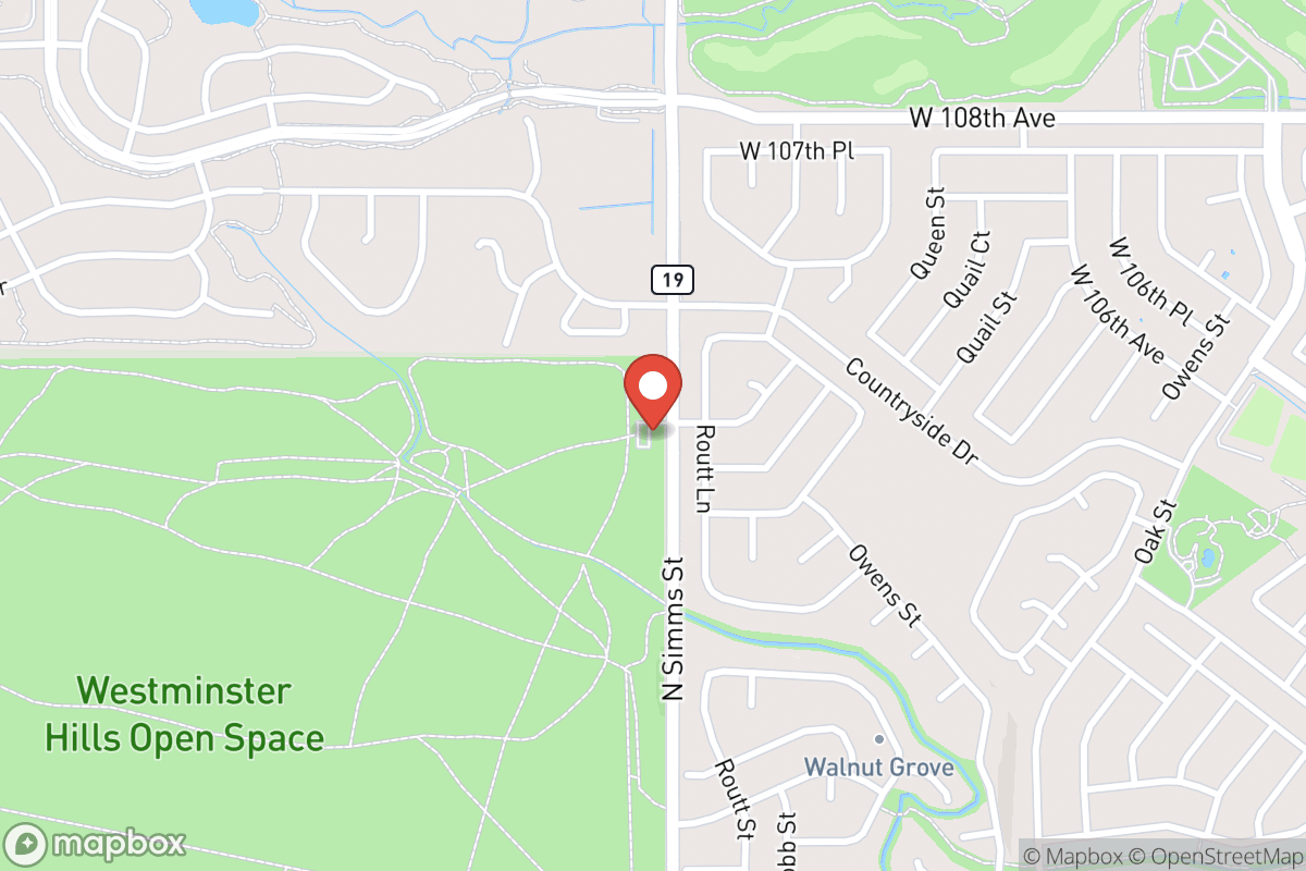 Westminster Hills Open Space Dog Park Parking Lot