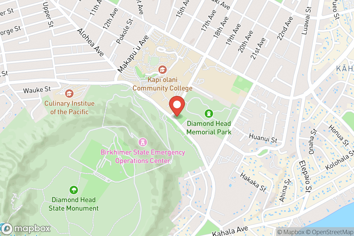 The Clark Hatch Bark Park at Diamond Head