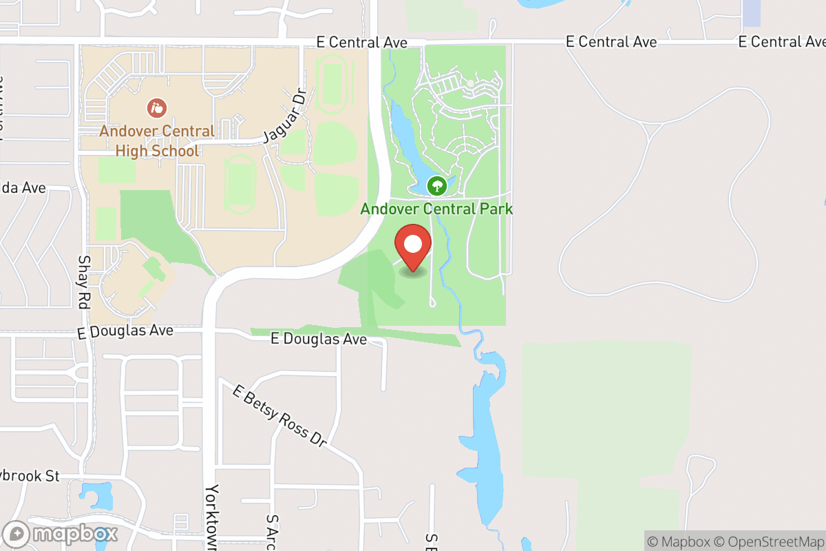 Dog Park in Andover Central Park
