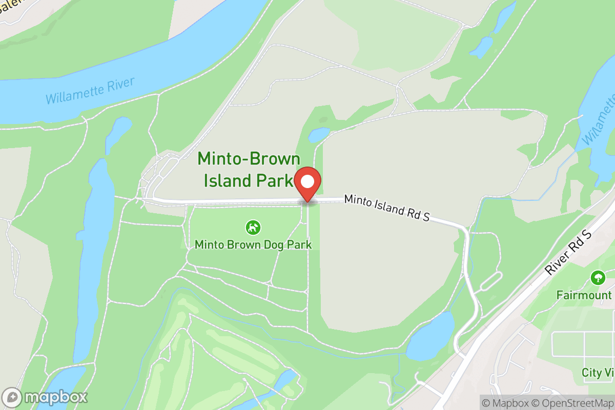 Minto-Brown Island Off-Leash Dog Park Parking Lot