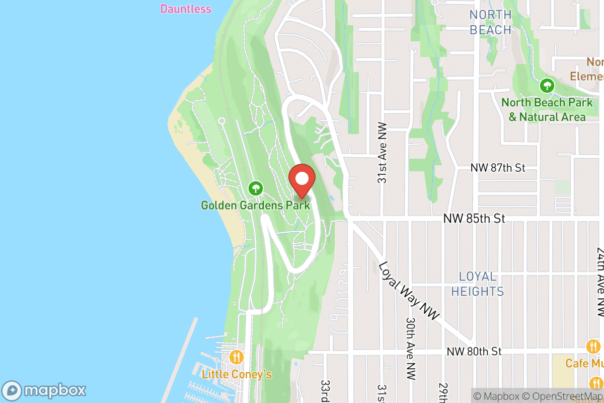 Golden Gardens Off Leash Area